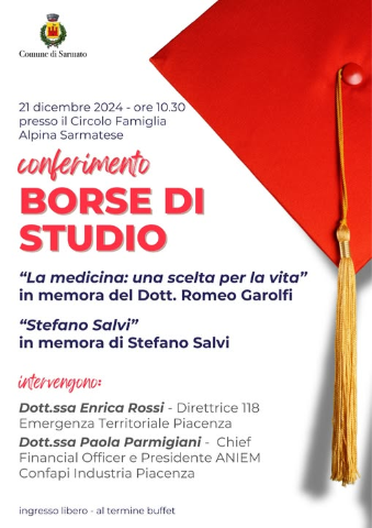 Premiazione borse di studio